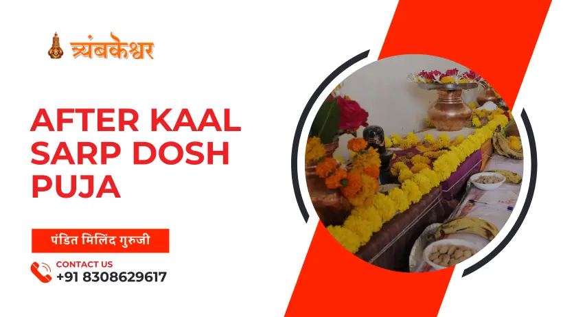 After kaal sarp dosh puja